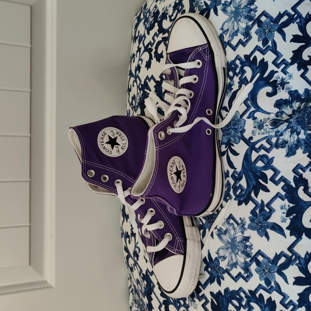 High Top Converse Electric Purple M8/W10